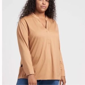 NWT Universal Standard Henley Woven Tunic Size M